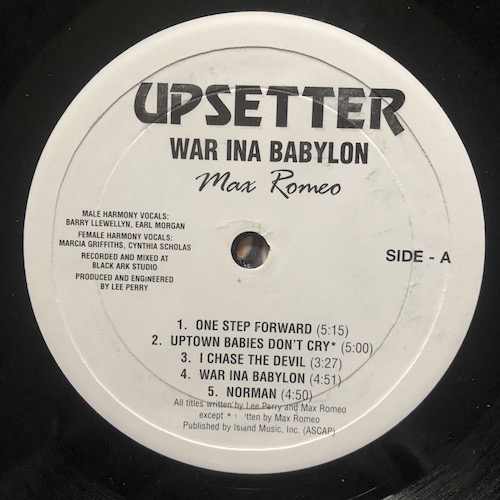 Max Romeo & The Upsetters - War Ina Babylon ⋆ Tribe84 Records