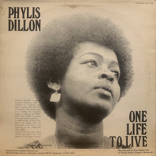 Phyllis Dillon - One Life To Live ⋆ Tribe84 Records