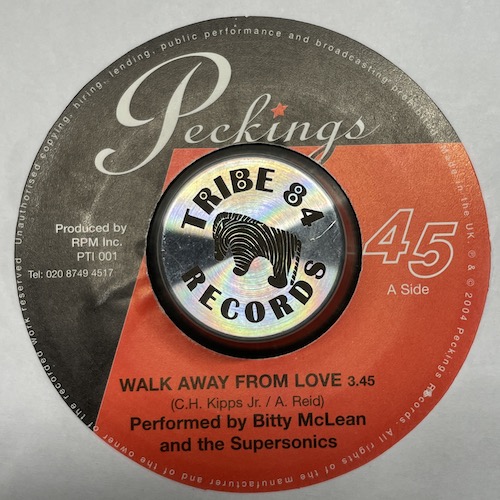 Bitty McLean And The Supersonics - Walk Away From Love