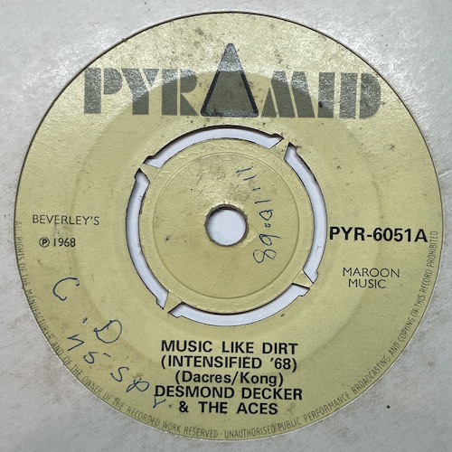 Desmond Dekker u0026 The Aces - Music Like Dirt (Intensified '68)