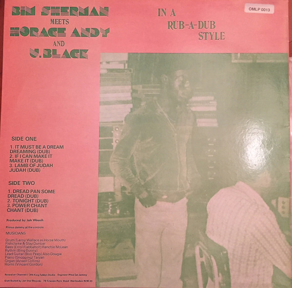 Bim Sherman Meets Horace Andy And U.Black - In A Rub-A-Dub Style ⋆ Tribe84  Records