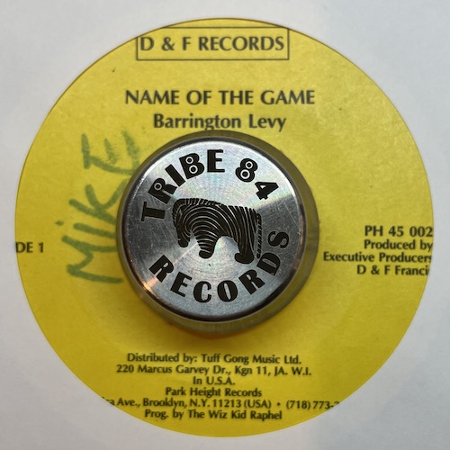 Barrington Levy - Name Of The Game