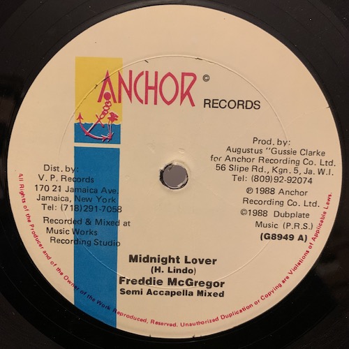 Freddie McGregor - Midnight Lover ⋆ Tribe84 Records