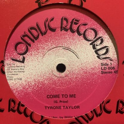 Tyrone Taylor - Come To Me 