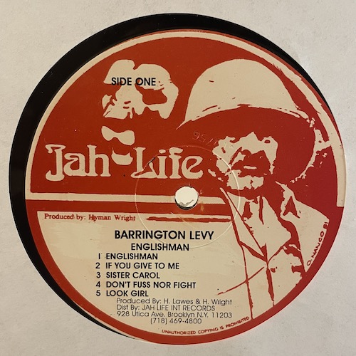 Barrington Levy - Englishman ⋆ Tribe84 Records