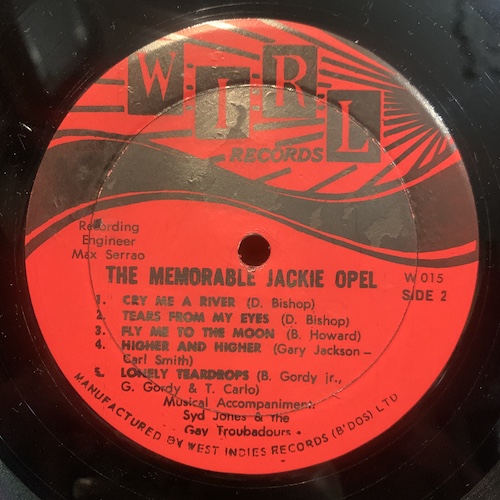 Jackie Opel - The Memorable Jackie Opel ⋆ Tribe84 Records